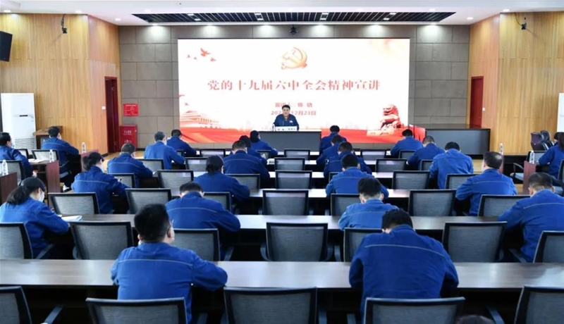 陳驍宣講黨的十九屆六中全會(huì)精神